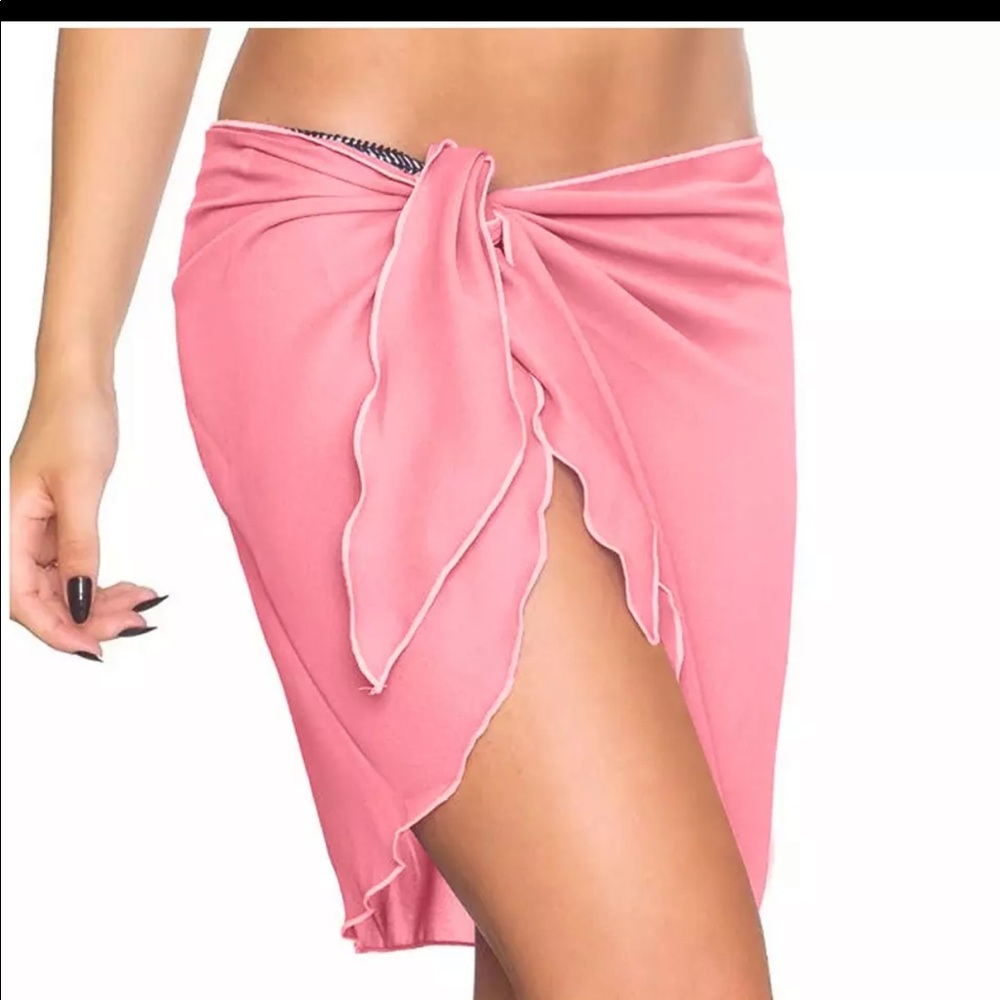 New Women Chiffon Swimwear Pareo Scarf Bikini Cover-ups Wrap Kaftan Sarong
